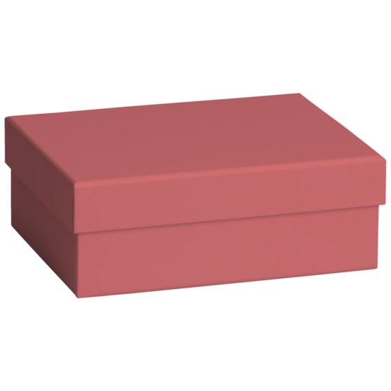 Geschenkbox „Uni Pure“ | 12×6×16,5 cm, bordeaux