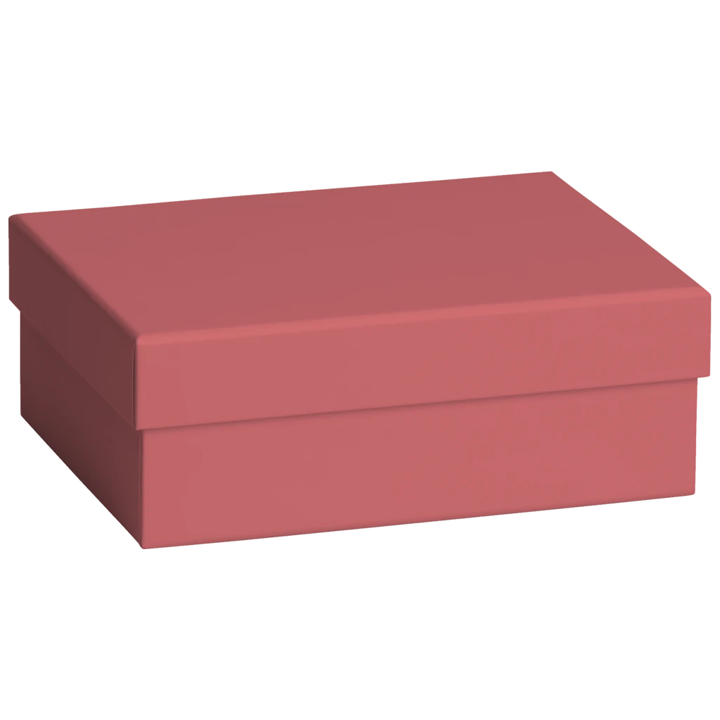 Geschenkbox „Uni Pure“ | 12×6×16,5 cm, bordeaux