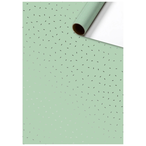 Geschenkpapier „Care“ | 70 cm × 1,5 m, 76 g/m², mint