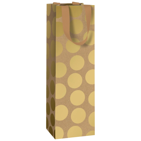 Flaschentasche „Yoko“ | 11×36×10,5 cm, 250 g/m², hellbraun