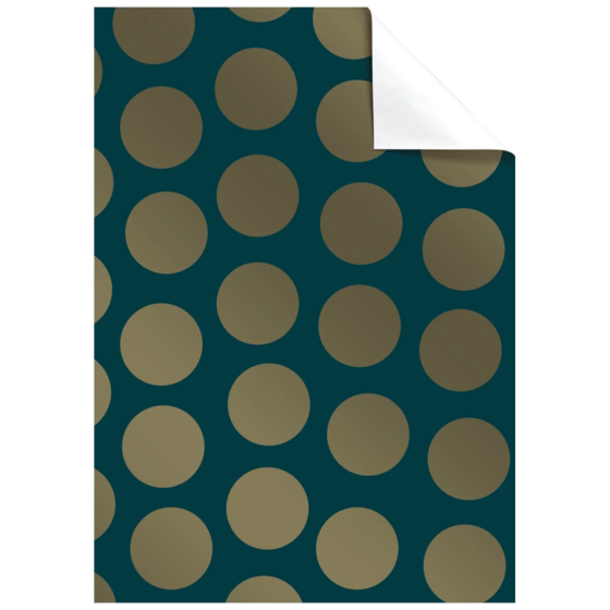 Geschenkpapier-Bogen „Vanda“ | 50×70 cm, 80 g/m², petrol