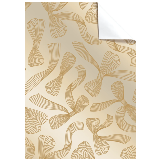 Geschenkpapier-Bogen „Mari“ | 100×70 cm, 80 g/m², gold