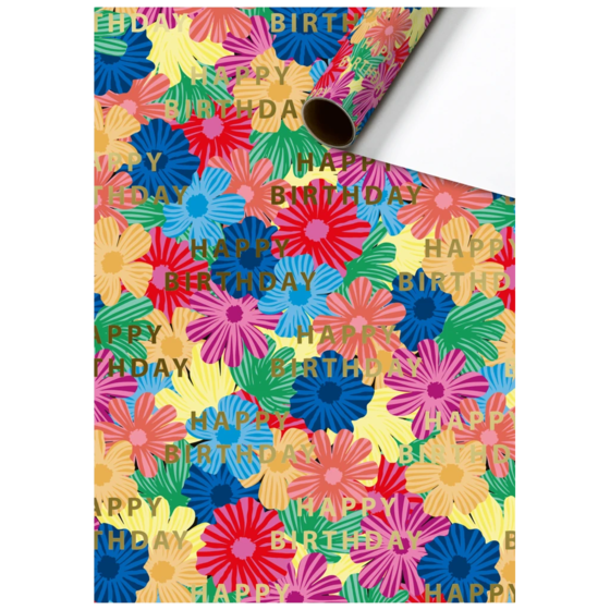Geschenkpapier „Aviv“ | 70 cm × 1,5 m, 76 g/m², bunt