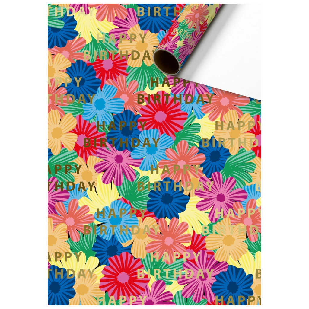 Geschenkpapier „Aviv“ | 70 cm × 1,5 m, 76 g/m², bunt