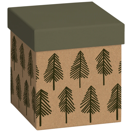 Geschenkbox „Weren“ | 11×11×12 cm, schwarz