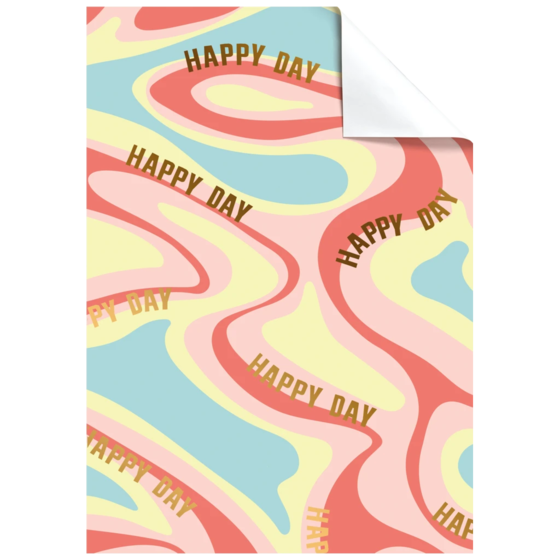 Geschenkpapier-Bogen „Jovid“ | 100×70 cm, 80 g/m², mehrfarbig, pastell