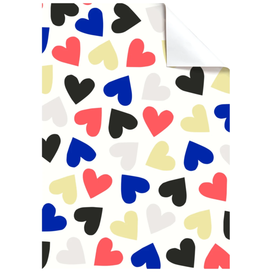 Geschenkpapier-Bogen „Velia“ | 50×70 cm, 80 g/m², mehrfarbig