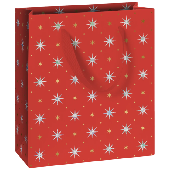 Geschenktasche „Zidonia“ | 18×21×8 cm, 250 g/m², rot
