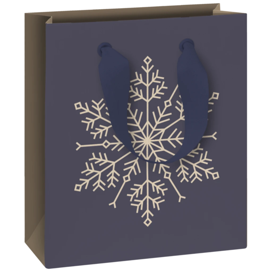 Geschenktasche „Isobel“ | 18×21×8 cm, 220 g/m², dunkelblau