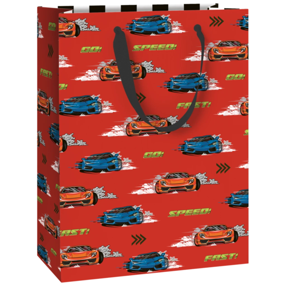 Geschenktasche „Schorsch“ | 23×30×13 cm, 230 g/m², rot