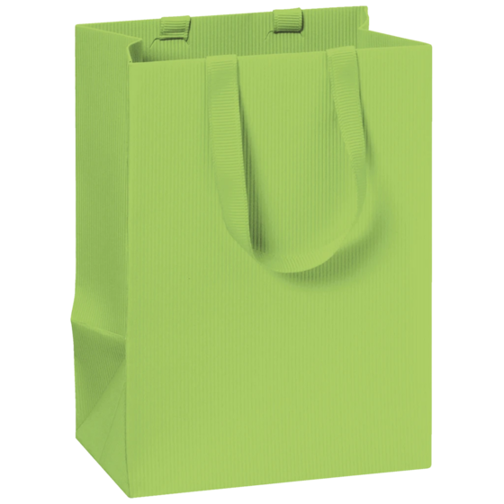 Geschenktasche One Colour | 10×14×8 cm, 250 g/m², hellgrün