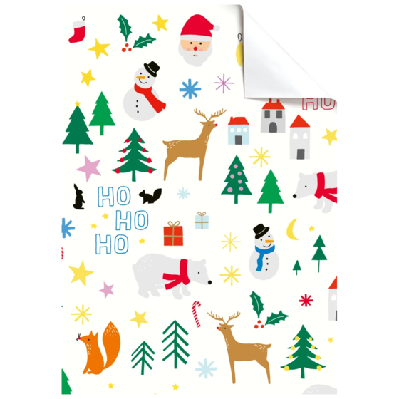 Geschenkpapier-Bogen | 100×70 cm, 80 g/m², weiß