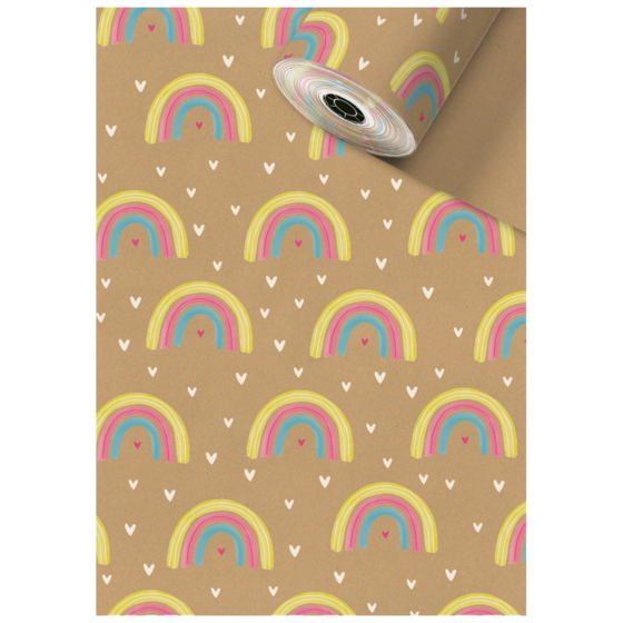 Geschenkpapier Sécaré-Rolle „Chilly“ | 50 cm × 250 m, 70 g/m², braun