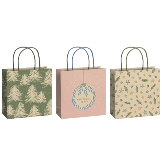Geschenktaschen-Set „Naruto“ | 20×20×8 cm, 200 g/m², mehrfarbig