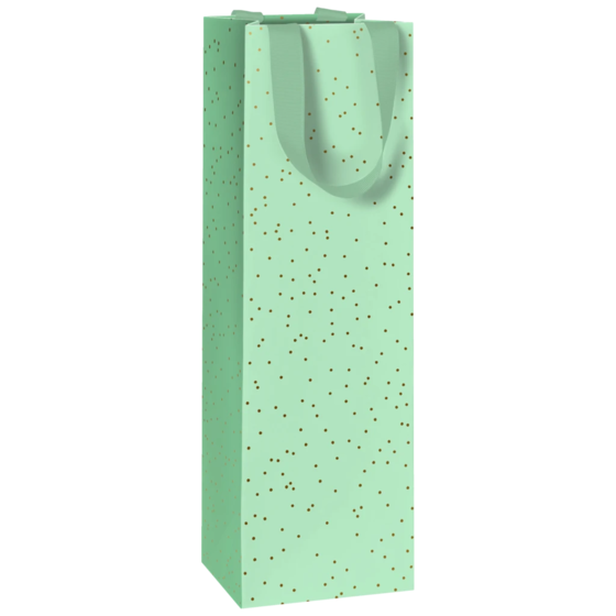 Flaschentasche „Yvie“ | 11×36×10,5 cm, 250 g/m², mint