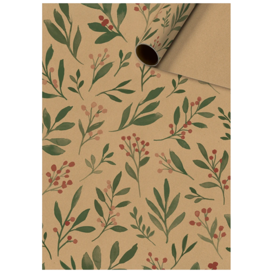 Geschenkpapier „Arona“ | 70 cm × 2 m, 70 g/m², braun