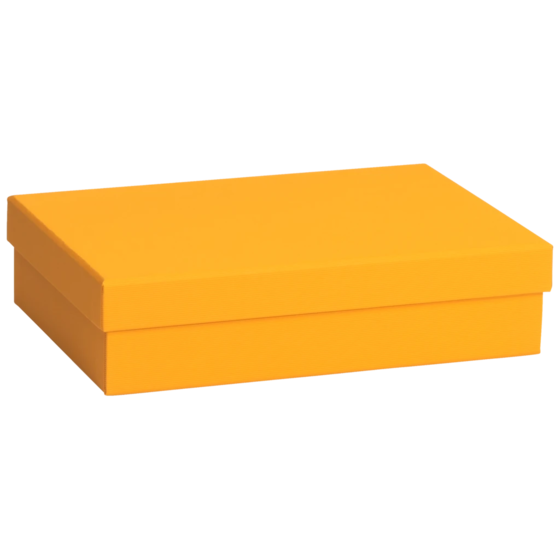 Geschenkbox One Colour | 24×6×16,5 cm, dunkelorange