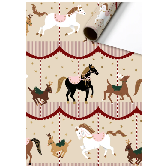 Geschenkpapier „Katalina“ | 70 cm × 2 m, 80 g/m², beige