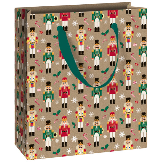 Geschenktasche „Henok“ | 18×21×8 cm, 180 g/m², braun