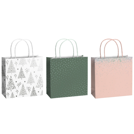 Geschenktaschen-Set „Arlette“ | 20×20×8 cm, 200 g/m²