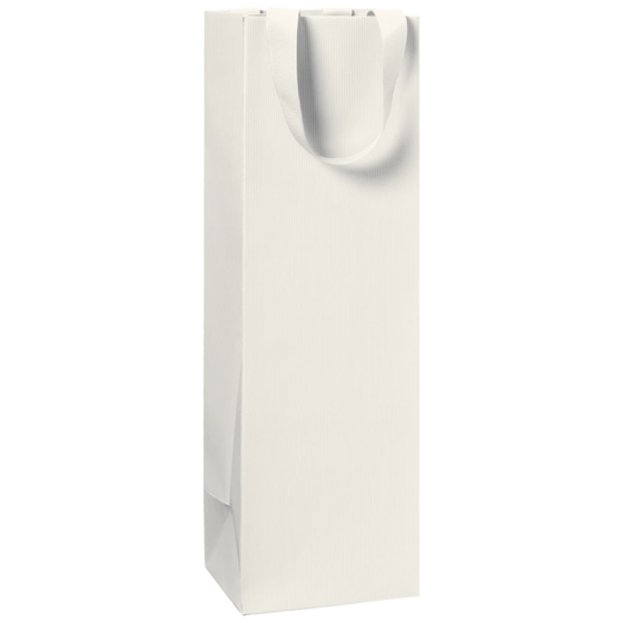 Flaschentasche One Colour | 11×36×10,5 cm, 250 g/m², hellbeige