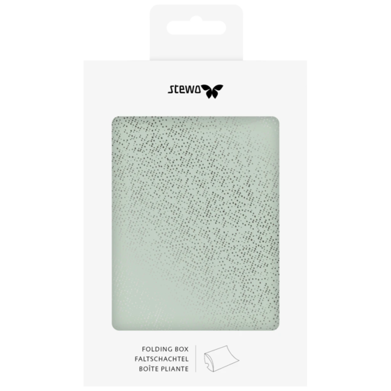 Folding Box “Stribe” | 11×2,5×11 cm, mint, 3 piece(s)
