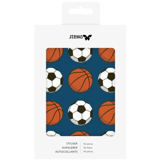 Sticker Sheet “Jordan” | 110×150 mm, blue, 4 sheet(s)