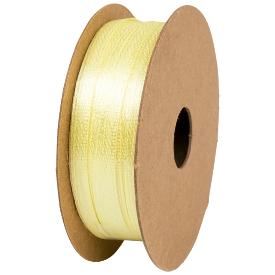 Geschenkband | Satin Polyester, 3 mm × 8 m, gelb