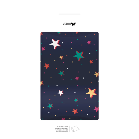 Faltschachteln „Starlett“ | 16×4×19,5 cm, 210 g/m², dunkelblau, 3 Stück
