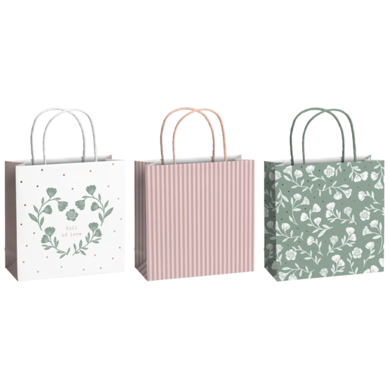 Geschenktaschen-Set „Olena“ | 20×20×8 cm, 200 g/m²
