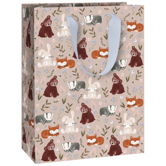 Pochette cadeau « Momo » | 23×30×13 cm, 230 g/m², rose foncé