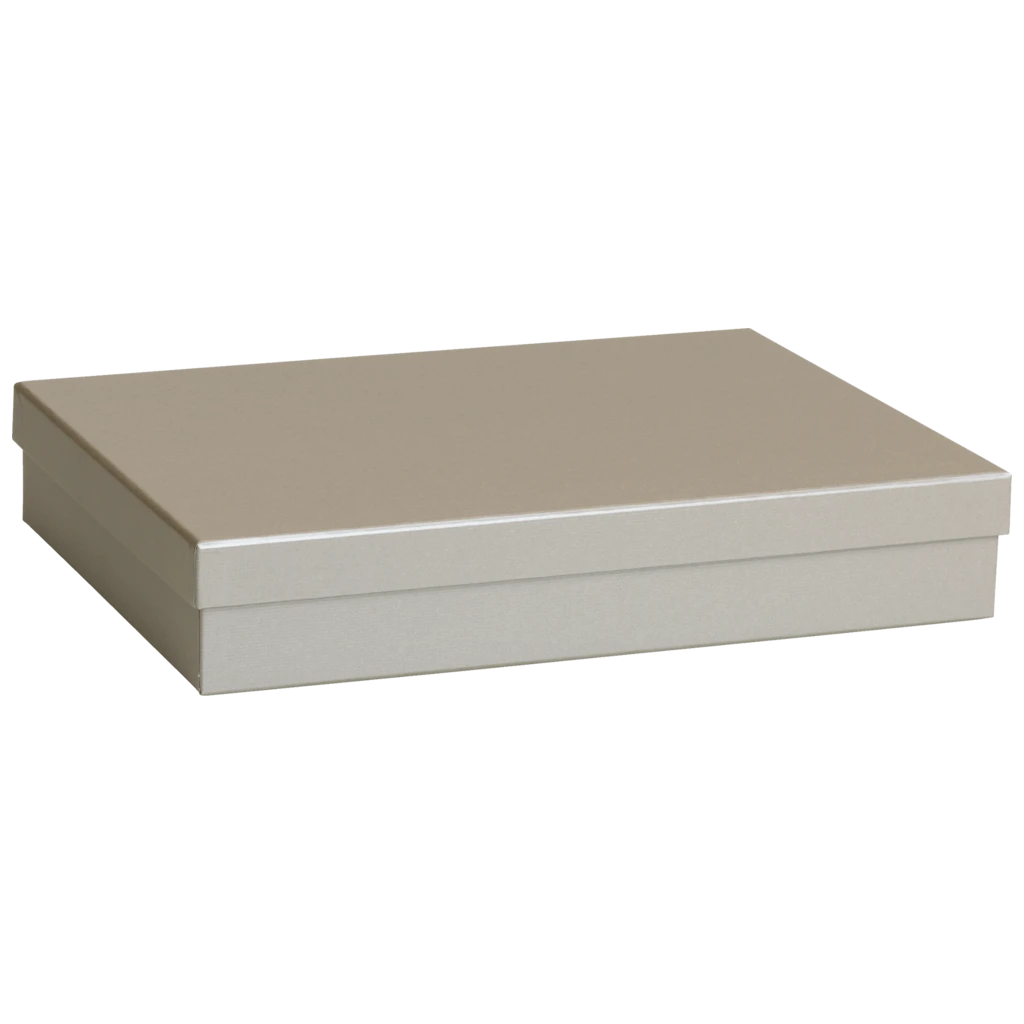 Geschenkbox One Colour | 33×6×24 cm, silber