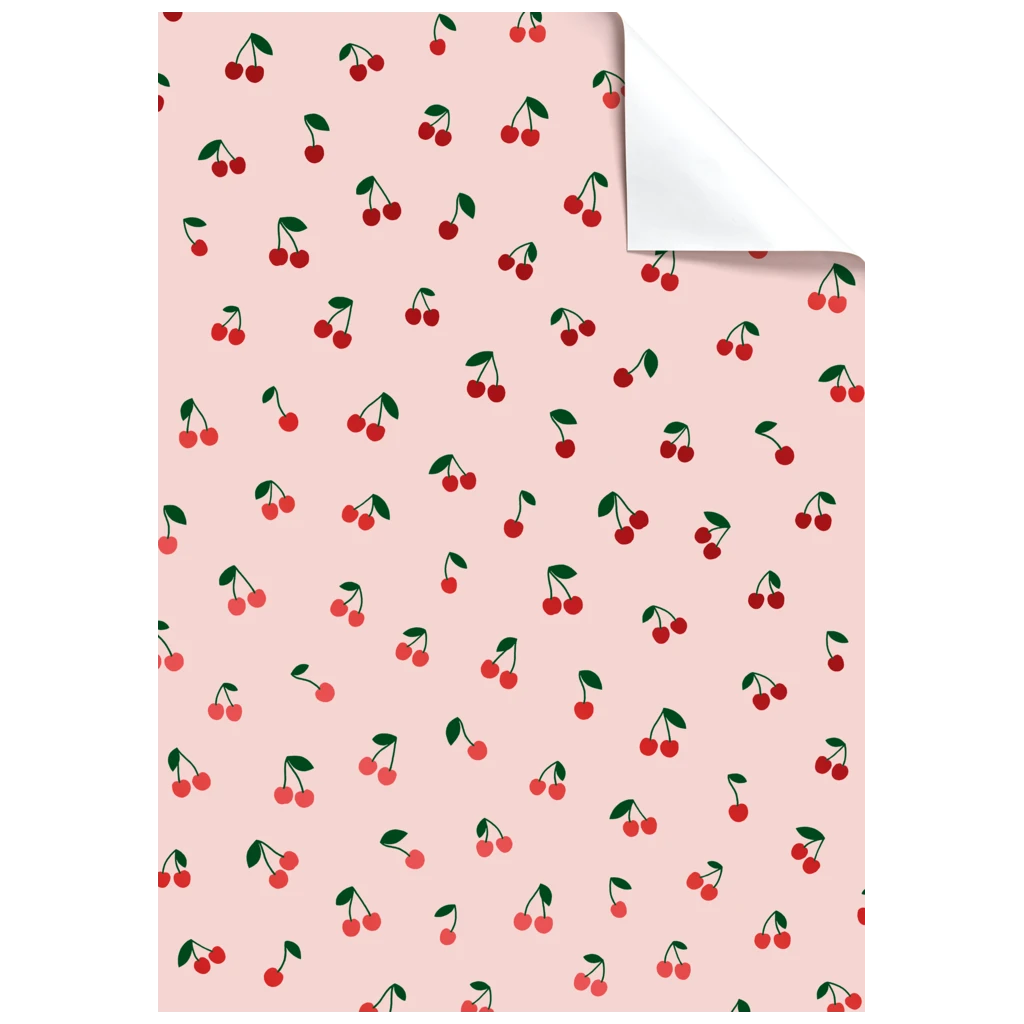Papier cadeau « Ylvi » | 50×70 cm, 76 g/m², rose