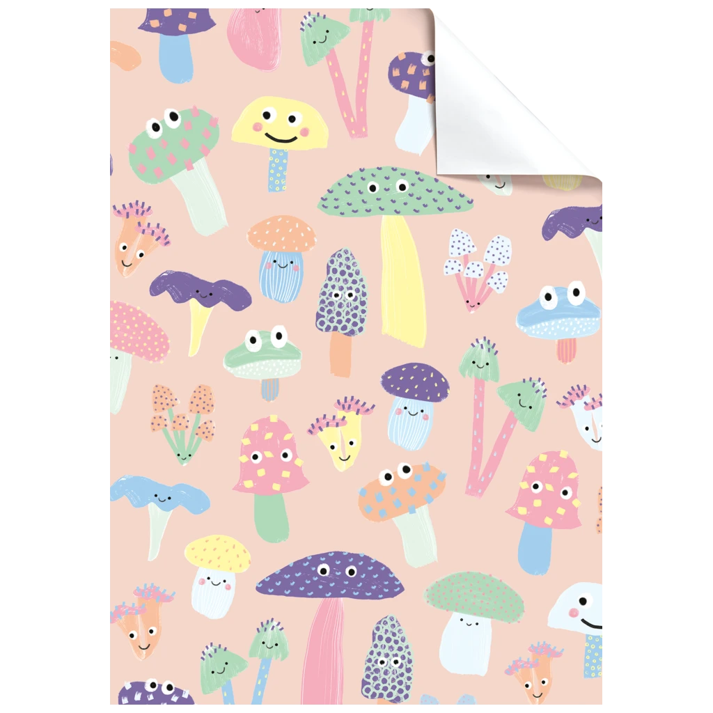 Papier cadeau « Ching » | 100×70 cm, 80 g/m², rose