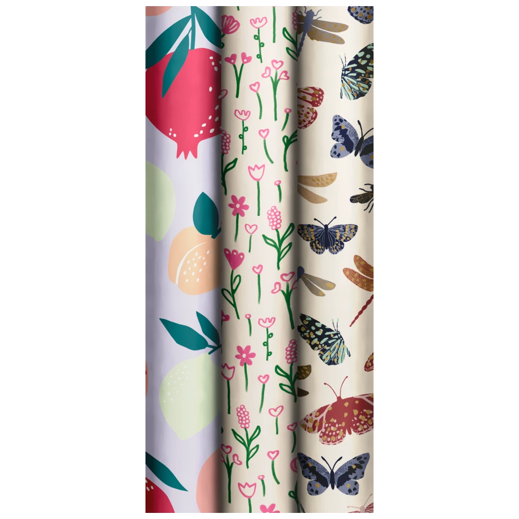 Gift Wrapping Paper “Nature Mood” | 70 cm × 2 m, assorted