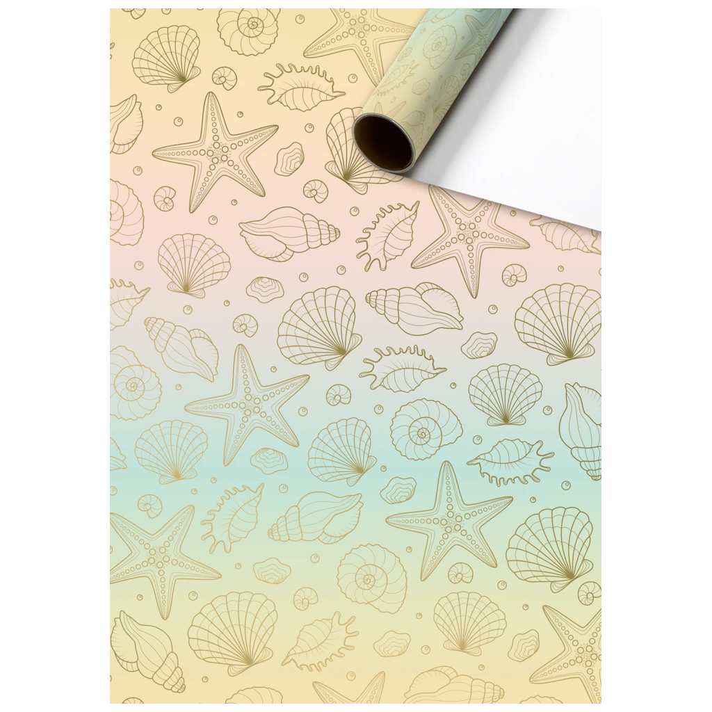 Geschenkpapier „Sereia“ | 70 cm × 2 m, 80 g/m², mehrfarbig