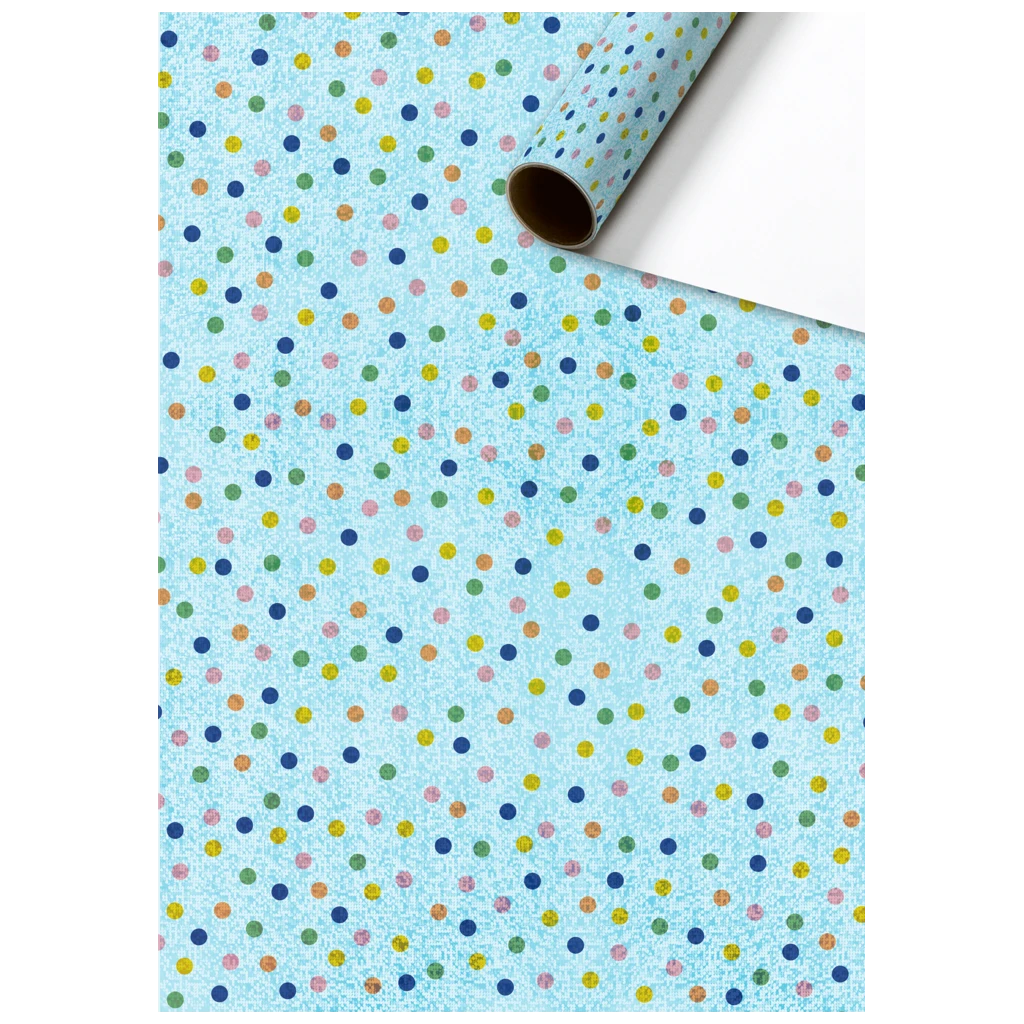 Gift Wrapping Paper “Clark” | 70 cm × 1,5 m, 76 gsm, mint
