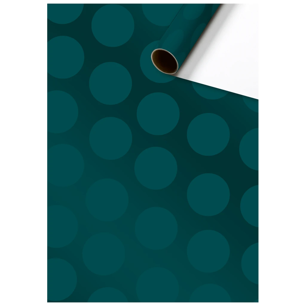 Gift Wrapping Paper “Vanda” | 70 cm × 1,5 m, 76 gsm, emerald