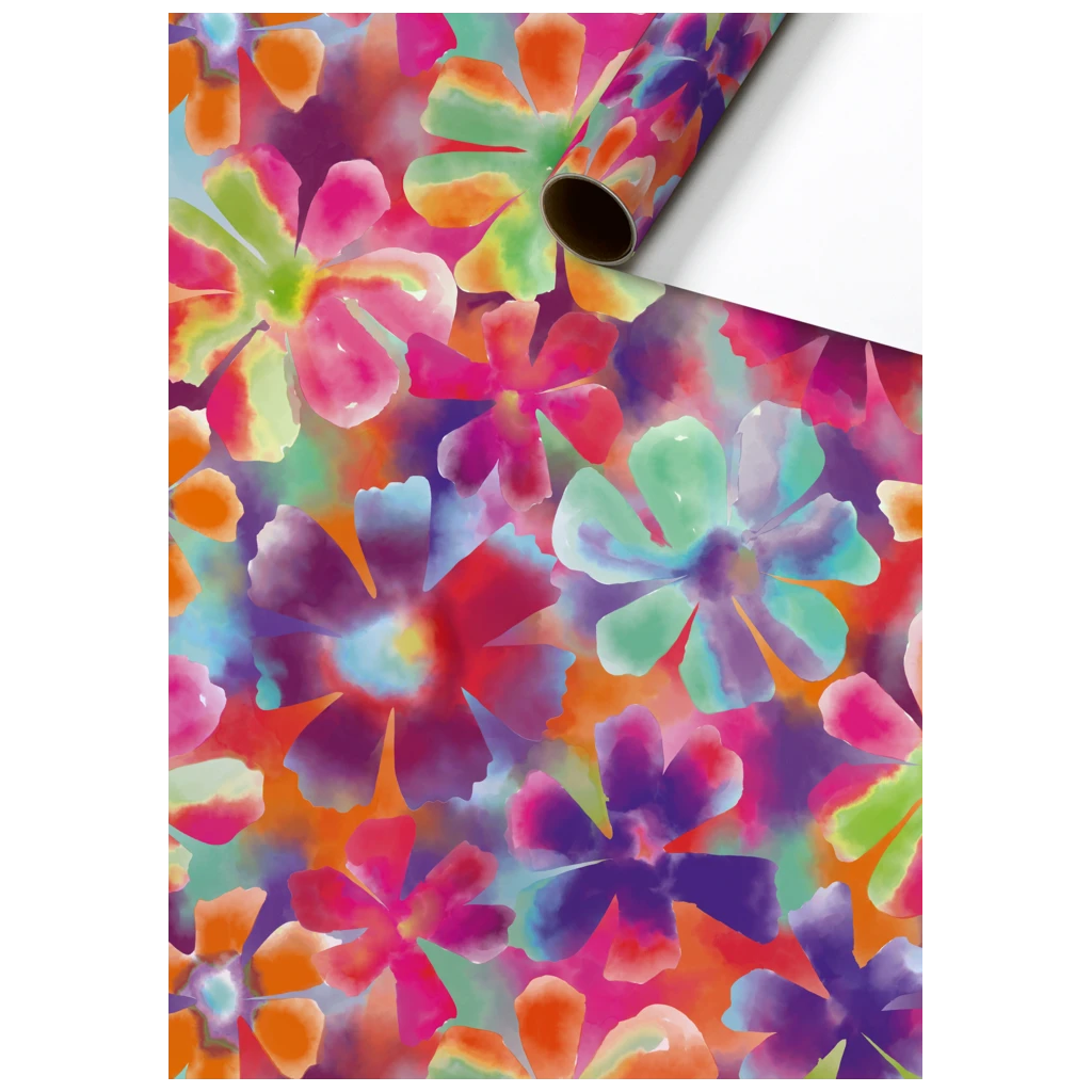 Gift Wrapping Paper “Loe” | 70 cm × 1,5 m, 76 gsm, multi-coloured/variegated