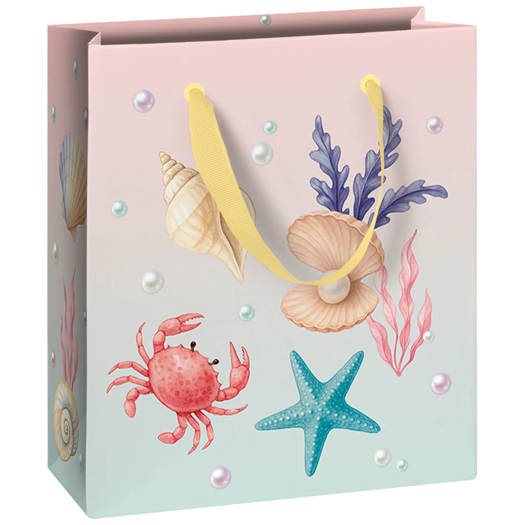 Gift Bag “Sereia” | 18×21×8 cm, 230 gsm, multi-coloured