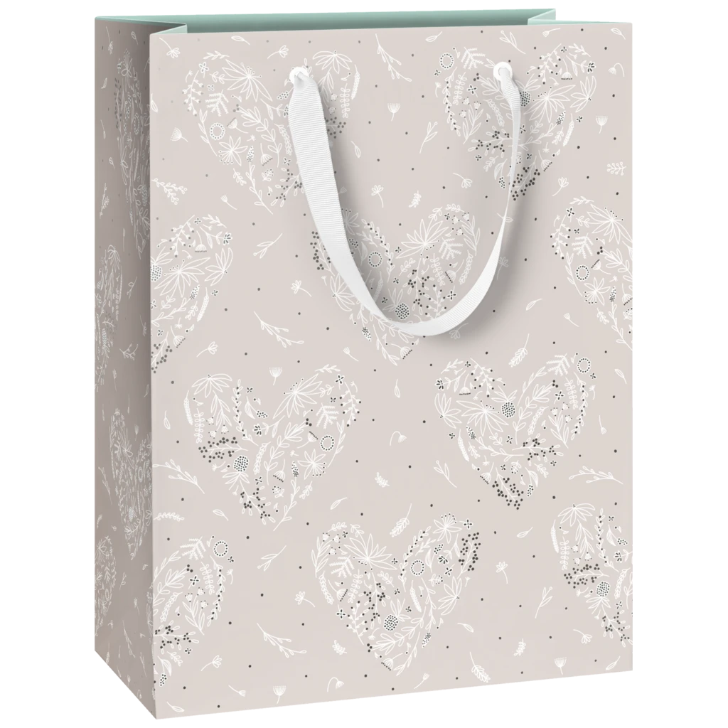 Pochette cadeau « Eldana » | 23×30×13 cm, 250 g/m², pearl