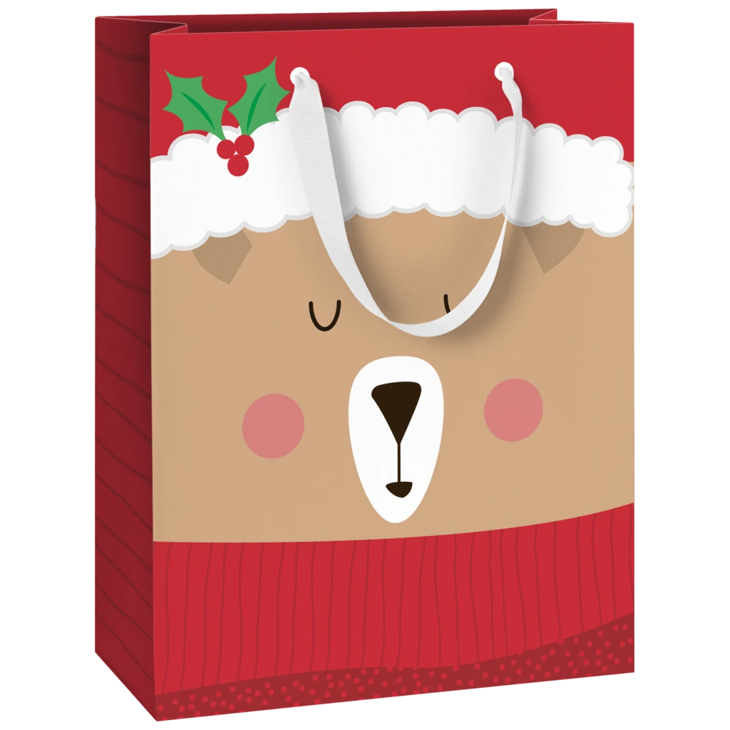 Pochettes cadeaux « Flori » | 23×30×13 cm, 180 g/m², rouge