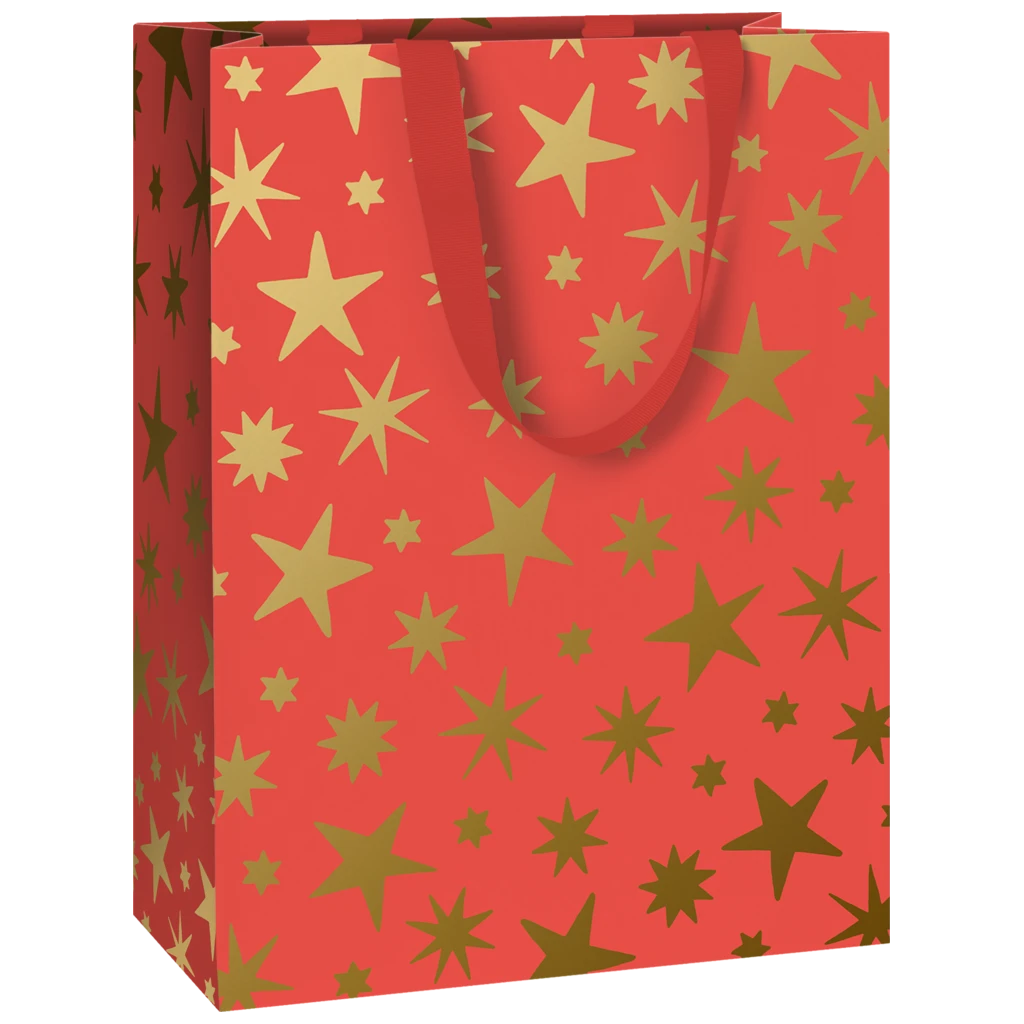 Pochette cadeau « Aika rouge foncé » | 23×30×13 cm, 230 g/m², rouge foncé
