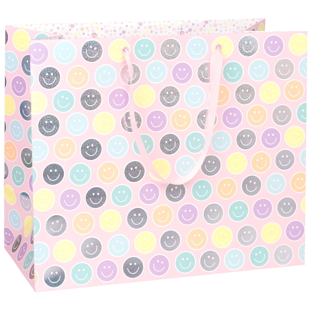 Gift Bags “Nea” | 45×38×22 cm, 250 gsm, rose/multi-coloured, pastel