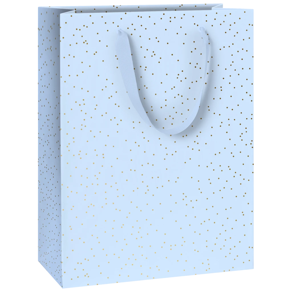 Gift Bags “Yvie blue light” | 28×36×15 cm, 250 gsm, light blue