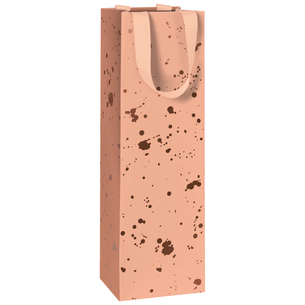 Bottle Bags “Splash” | 11×36×10,5 cm, 250 gsm, rose