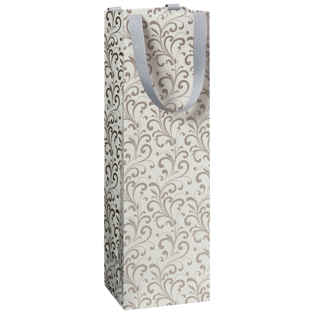 Pochette cadeau « Baroa » | 11×36×10,5 cm, 250 g/m², blanc