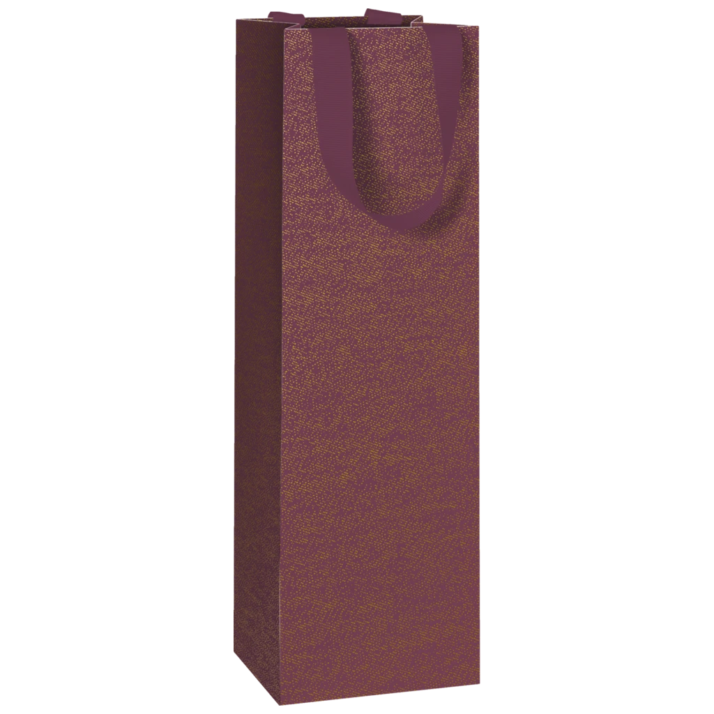 Sacs à bouteilles « Falcone » | 11×36×10,5 cm, 250 g/m², bordeaux