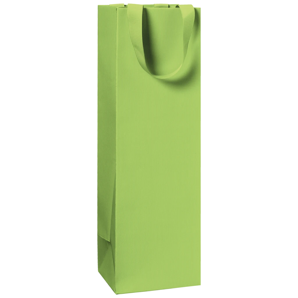 Bottle Bag One Colour | 11×36×10,5 cm, 250 gsm, light green