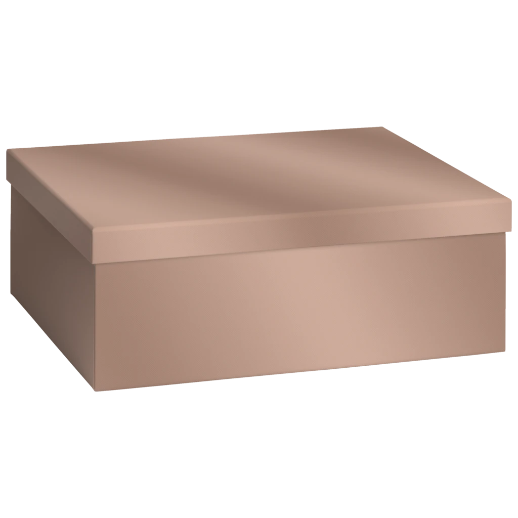 Gift Box “Uni Pure Copper ” | 24×12×33 cm, 120 gsm, bronze gold